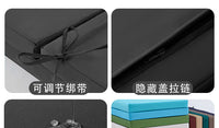 Outdoor Waterproof Fade-Resistant Folding High-Back Dining Chair Cushion