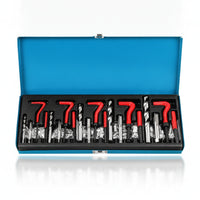 Metric Thread Repair Kit 131-Piece Portable Tap and Die Repair Kit