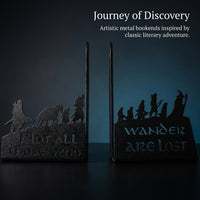 Metal Bookends, Tree of Life Design, Black