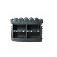 Ladder Foot Insert Ribbed Rim Hardware Part Molded