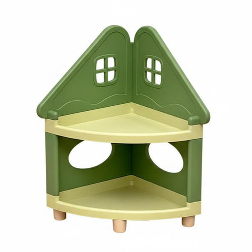 3-Level Corner Organizer 90-Degree Corner Design Triangular Desk Organizer