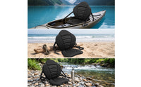 Kayak Seat Padded Kayak Seat with Back Support Contoured Cushion for Boaters, Kayaking