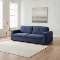 Space-Saving Foldable Sofa Bed Nordic Design Folding Convertible Sofa Bed Built-in Mattress Living Room Furniture High-Density Foam for Apartment Dwellers, Students, Homeowners, Lounge, Home Office