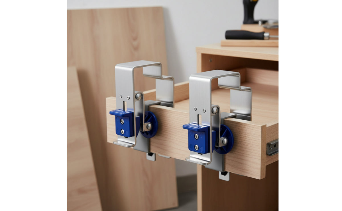 2 Pieces Drawer Installation Clamp | Stainless Steel, Press-Type, Drawer Front Installation Clamp, for carpentry