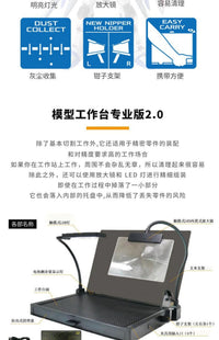 PLAMO 向上委员会 模型制作工作台 LED放大镜灯 PMKJ018/019