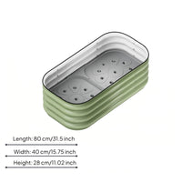 Rectangular Metal Planter Box Aluminum Alloy Garden Product Water Reservoir