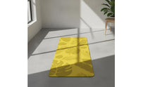 Non-Slip Exercise Mat with Leaf Print Printed Exercise Mat Cushioned Eco-Friendly for Yogis