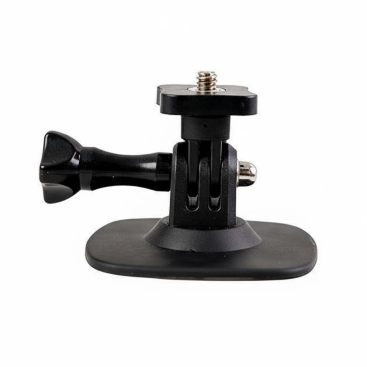 Helmet Camera Mount Wide Compatibility Helmet Mount Adjustable Angle Flexible Base Camera Holder for Cyclists, Outdoor Sports, Car Dashboard