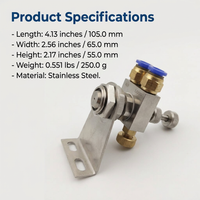 Misting Nozzle Stainless Steel, Nozzle Stainless Steel 4BSPT, 304 Stainless Steel Spray Tip, Fine Mi - Image 5