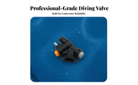 Nylon Construction K-Type Inflator Valve Standard 1 Inch Connection Underwater BCD Inflator Deflator CE EN1809 Certified Underwater Multi-Tool Wrench Sturdy Materials for Divers, Dive Professionals, Underwater Hobbyists