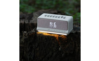 Bluetooth Speaker Clock Rechargeable Speaker with Alarm Clock Ambient for Adults
