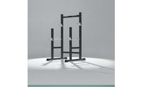 Adjustable Half Rack with Pull-up Bar Strong Squat Rack with Pull-up Bar Stable Squat Stand Industrial for Weightlifters