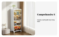 Multi-Tier Cosmetic Cart Large Capacity Rolling Drawer Cart Removable Drawers