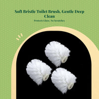 Toilet Brush: Glass Base