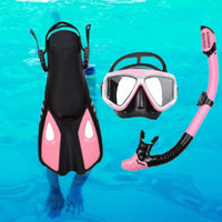 Full Dry Snorkel Set Anti-Choke Water Sports Gear Crystal Clear View