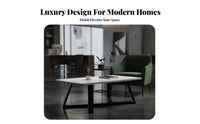 Light Luxury 2-Tier Rectangular Coffee Table Modern & design Living Room Furniture Marble Pattern Top Minimalist Design for Apartment Dwellers, Office Workers, Homeowners, Small Spaces, Reception Area
