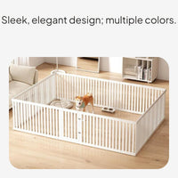 Indoor Dog Playpen Modular HDPE Fence with Door