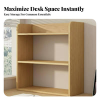 MultiTiered desktop Stand Space-Saving Book Rack Small Footprint for Desk, Kids