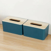 Tissue Box Holder for Bathroom Decor and Home Office, Rectangular Tissue Boxes with a Solid Base, Purple Red Napkin Dispenser, 16x12x9cm Plastic