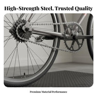 Cycle Chain X410 Rust Resistant Single Speed Bike Chain Sturdy Cycle Missing Link Set for Cyclists, DIY Enthusiasts, Commuting, Workshop, Garage