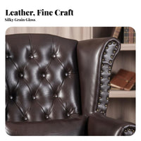 sheltered armchair Chair timeless design Upholstered sheltered armchair Armchair Retro Design High spine for Living Room