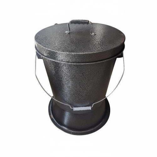 Briquettes Extinguishing Bucket Sealed Lid Airtight Briquettes Bucket Heavy Duty for Grill Establishment Owners, Restaurant