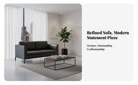 Modern design Sofa, Armchair, and Table Set Space-Saving Reception Seating configurable Configuration Commercial Furnishing high-resilience Foam for Office Managers, Business Owners, Interior Designers, Waiting Area, Lobby