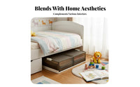 Collapsible textile container flatflat Under-Bed Box Large Capacity for children' Room