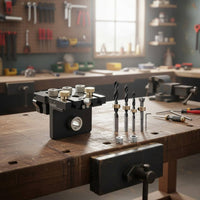 Wood Dowel Drilling Jig Aluminum Alloy Vertical Drilling Easy to Use