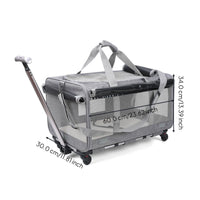 Breathable pet trolley, lightweight