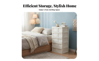 Gap Storage Cabinet Space-Saving Drawer Unit Slim design With casters for Apartment Dwellers, Students, Bedroom