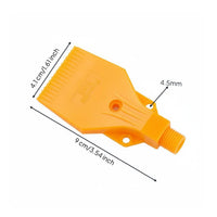 Long-Lasting ABS Plastic Duckbill Air Nozzle High Force Airflow Flat Jet Blower Nozzle Easy Installation for Product Cooling