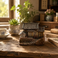 Rural House Ornament Miniature Garden Ornament Desktop Display