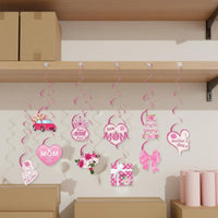 Best Mom Ever Banner Heartwarming Messages Mother's Day Hanging Swirls