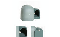 Litter Box with Entry Tunnel Easy to Clean Pet Supply Minimalist for Apartment