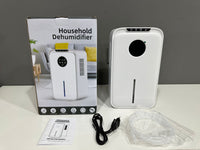 Dual-Core Desktop Dehumidifier with Air Purification and Aroma Function