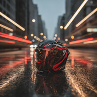 Full-Face Helmet Glossy Carbon Fiber Helmet Lightweight Aerodynamic for Motorcyclists, Motorcycle Riding, Daily Commuting