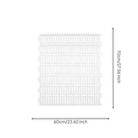 Reinforced Piglet Slatted Panel Double-Rib Manure Drain Board Plastic Farm Flooring White for Piglets