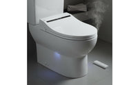 Multifunctional Smart Bidet Seat Instant Heat Electric Bidet Toilet Seat Electronic Control Smart Toilet Cover Warm Water Wash for Seniors