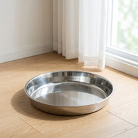 Cat Cooling Bed Aluminum Basin or Stainless Steel Pet Nest for Summer Heat Relief, All Seasons Universal