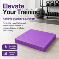Foam Balance Pad for Stability Training, 40x33x5cm Thickened High, Central Training & Ab Wheel Pad