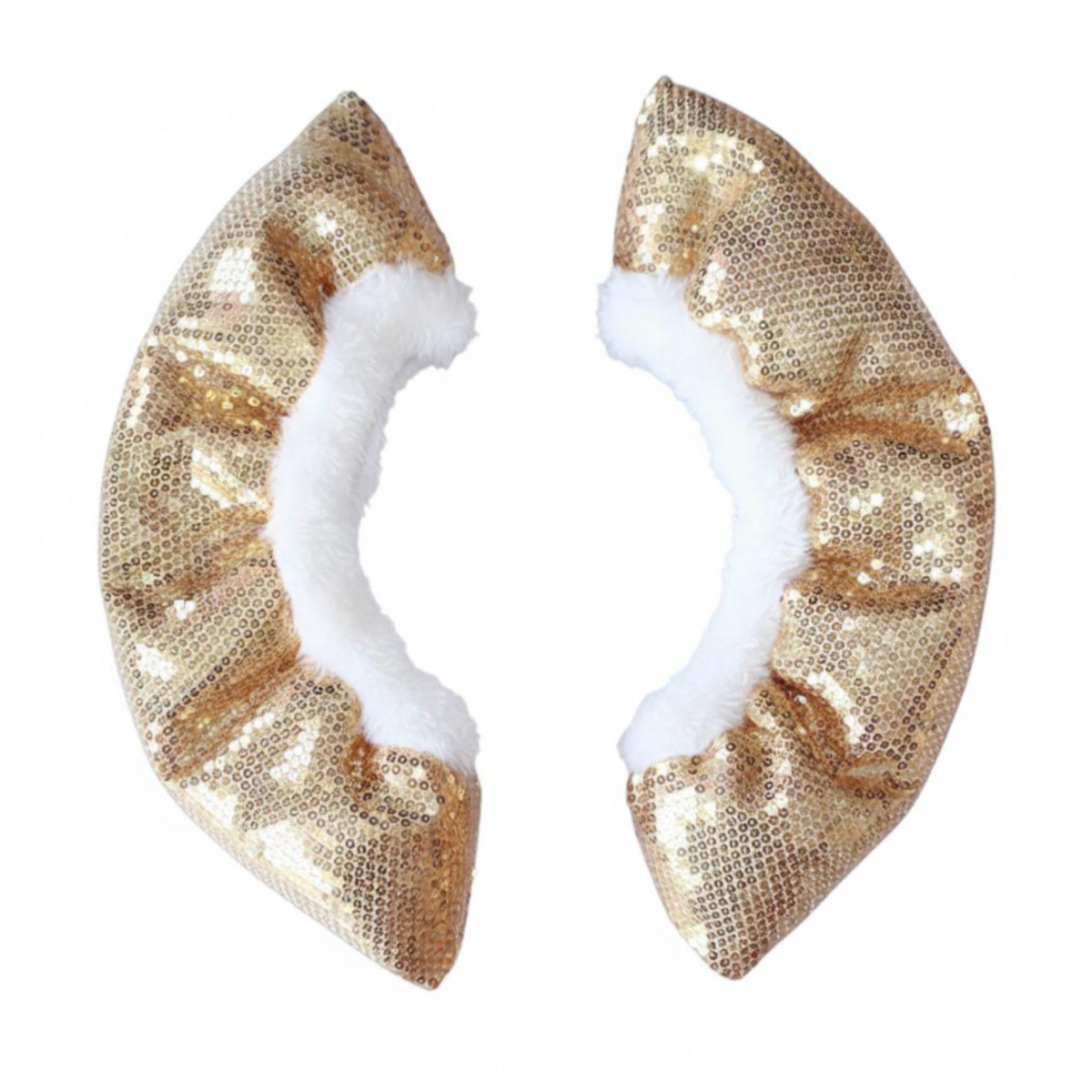 Plush Sparkle Ice Skate Cover for Kids Girls Boys