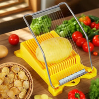 Luncheon Meat Slicer Even Slices Versatile Slicer Stainless Steel Wires Wire Food Cutter for Home Cooks, Meal Prep