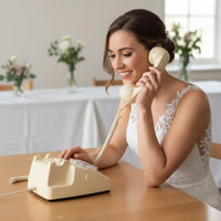 DIY Audio Guestbook Phone Voice Recording Rotary Phone Guestbook Easy to Use for Couples, Brides, Wedding, Party, Event