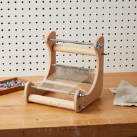 Wooden Bead Weaving Loom Beginner Friendly Cross Stitch Support Stand