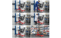 Rotating Engine Stand Stable Engine Stand with Wheels Rust Resistant for DIYers