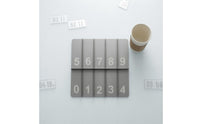 Numbered Drink Carrier Rack Low Profile Stainless Steel Drink Carrier Rectangular