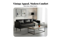 Light Luxury Straightspine Loveseat Italian Inspired Living Room Seating Minimalist visual appeal Small Sofa space-efficient Design for Apartment Dwellers, homeowners, Students, Lounge Area, Home Office, Bedroom