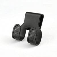 Double Hook with Clamp No-Drill Motorcycle Hook Hardware Compact Textured for Commuters, Motorcycles