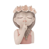 Fairy Girl Planter Decorative Plant Pot Unique for Bookshelf